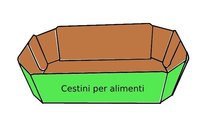 Youngever 15 Cestini Portavivande In Plastica Per Fast Food – 5 Colori Assortiti – 22x14x3,5 Cm, Impilabili