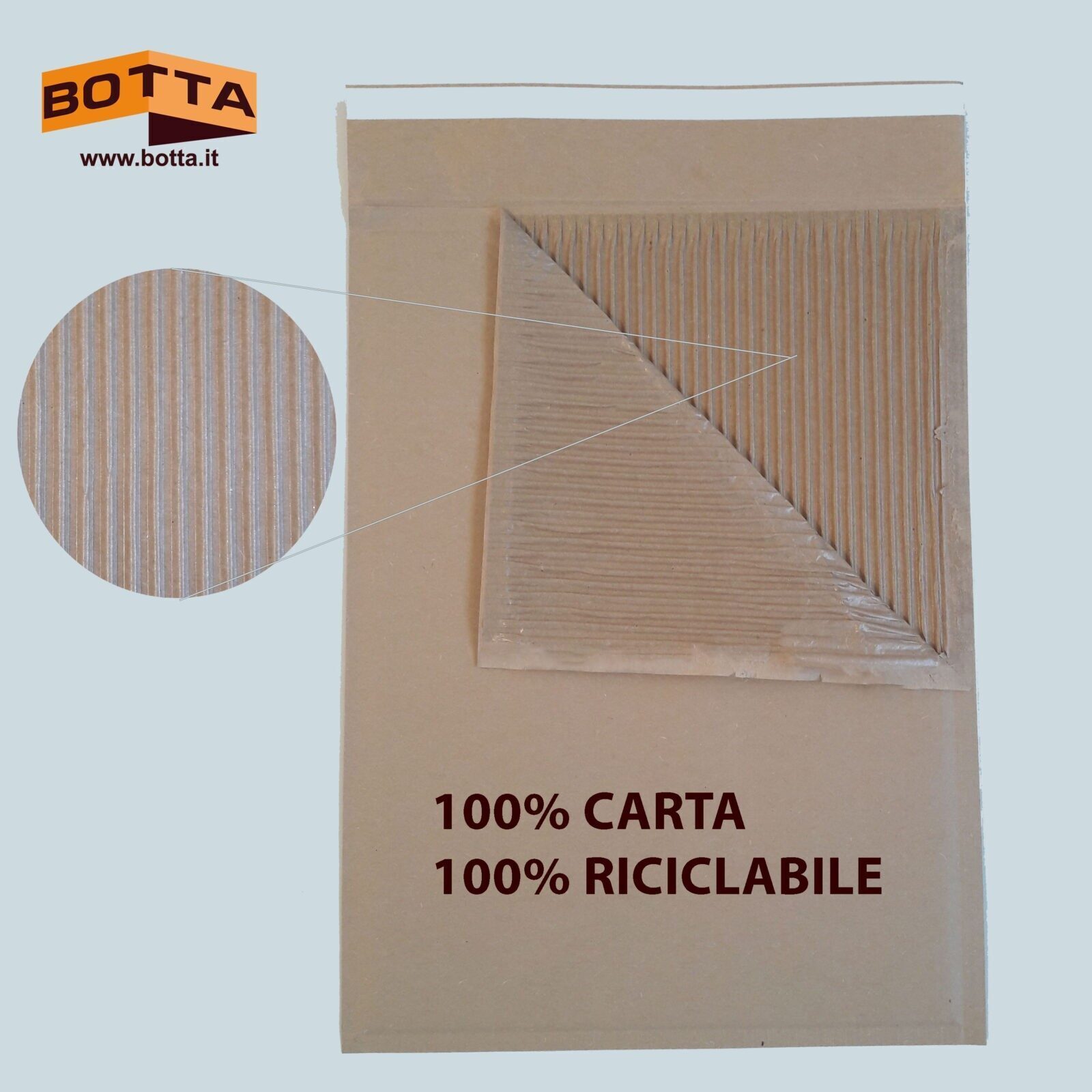 Eco Buste Postali Imbottite Con Carta Ondulata Botta Packaging