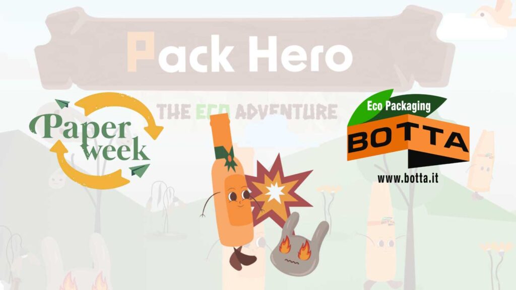 Pack Hero: The Eco Adventure è un nuovo gioco di pagine web lanciato da BOTTA EcoPackaging volto a sensibilizzare sull'importanza del packaging sostenibile in generale e della riciclabilità della carta.