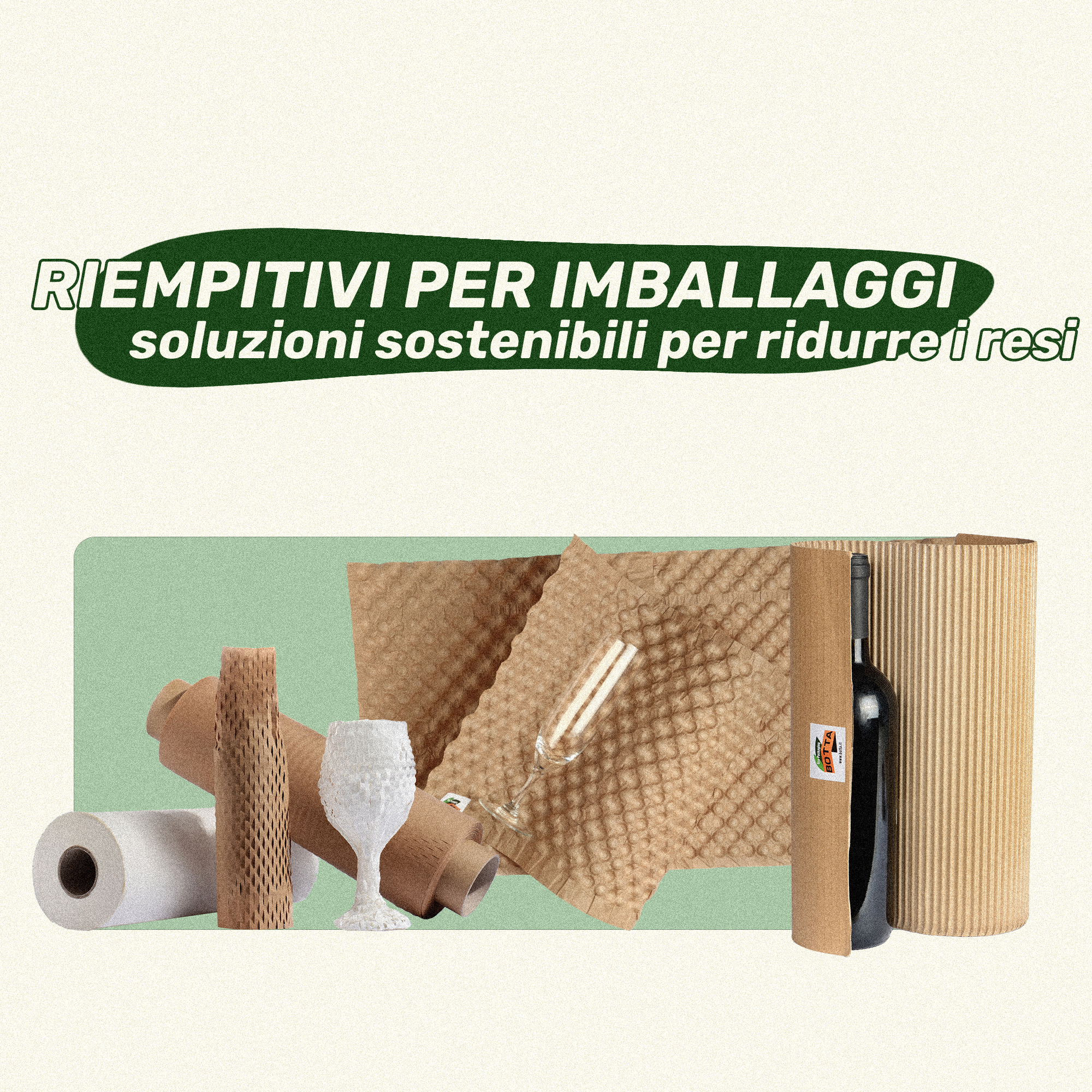 Riempitivi per imballaggio: soluzioni sostenibili per ridurre i resi
