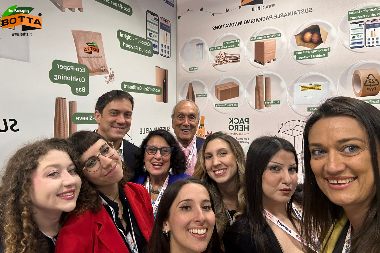 Botta EcoPackaging's team at IPACK-IMA 2025