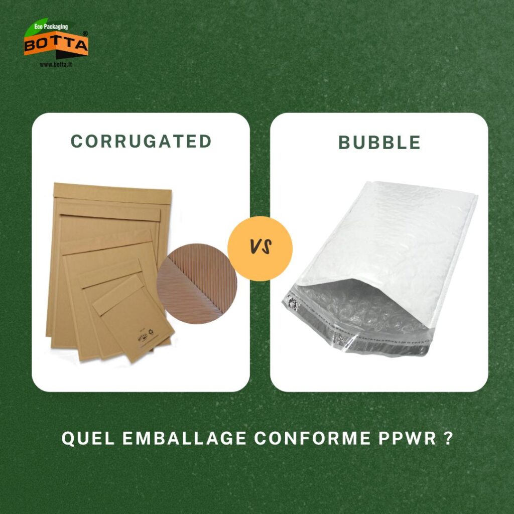 Carton Ondulé vs Enveloppes à Bulles : Quelle solution d’emballage répond au PPWR et protège le mieux ?