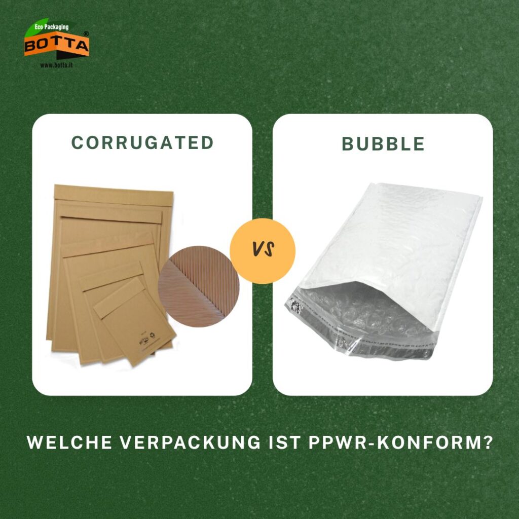 Wellpappe-Versandtaschen vs. Luftpolsterversandtaschen: Welche Verpackungslösung erfüllt die PPWR und schützt besser?