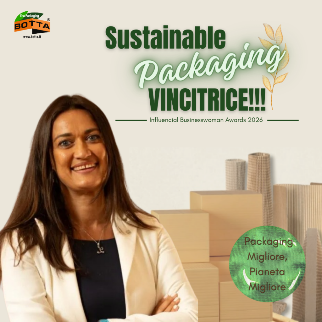 Grande vittoria per BOTTA EcoPackaging! Lara Botta premiata agli Influential Businesswoman Awards 2026